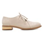 Sapato Feminino Oxford Couro Confortável Preto - Melilla - 664-02