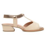 Sandália - ALEGRIA - Off White e Champagne - 965.08