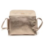 Bolsa de Couro - LIBERDADE - Champagne e Off White