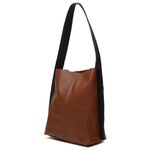 Bolsa de Couro - ASAS - Chocolate e Preto