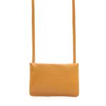 Bolsa de Couro - Carinho - Mostarda