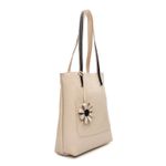 Bolsa de Couro - ENVELOPE - Off White e Preto