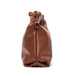 Bolsa de Couro Legítimo Chocolate - HARMONIA GRANDE 