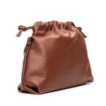 Bolsa de Couro Legítimo Chocolate - HARMONIA GRANDE 
