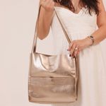 Bolsa de Couro - LITORAL - Champagne