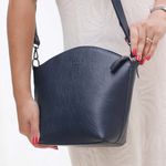 Bolsa de Couro - PAIXÃO - Marinho