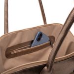 Bolsa de Couro para Notebook MOVIMENTO- Champagne