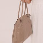 Bolsa de Couro para Notebook ROTINA - Amendoa