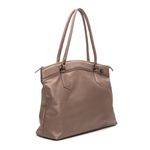 Bolsa de Couro para Notebook ROTINA - Amendoa