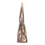 Bolsa de Couro para Notebook ROTINA - Champagne