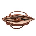 Bolsa de Couro para Notebook ROTINA - Chocolate