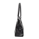 Bolsa de Couro para Notebook ROTINA - Preta