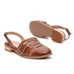 Mule APEGO Chocolate e Off white 664.71