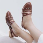 Mule APEGO Chocolate e Off white 664.71