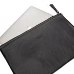 Pasta de Couro para Notebook - Preto