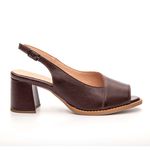 Sandália Peep toe Sossego- Madeira 771.15 