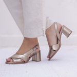 Sandália Tocar- Champagne 177.100