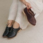 Sapato Oxford VIVER - Madeira e Chocolate 250.03 