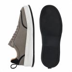 Sneaker Masculino Nobuck Cimento