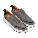 Sneaker Masculino Nobuck Cimento