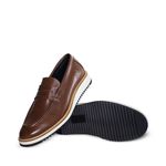 Sapato Social Masculino Lofer Couro Napa Mouro