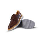 Sapato Social Masculino em Couro Chocolate