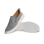 SlipOn Masculino Couro Camurça Ártico