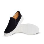 Hiate Masculino Couro Nobuck Azul Marinho Copia