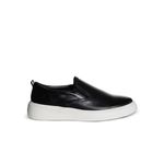 SlipOn Masculino Couro Latego Preto