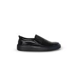 Iate Slip On Masculino em Couro Preto 