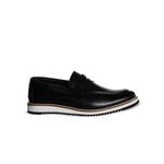 Sapato Social Masculino Lofer Couro Latego Preto