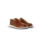 Sapato Social Masculino Loofer Couro Whisky