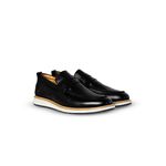 Sapato Social Masculino Loofer Couro Preto