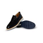 Sapato Social Masculino Loofer Couro Preto