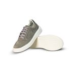 Sapatênis Masculino Sneaker em Couro Cinza