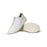 Sapatênis Masculino Sneaker em Couro Branco