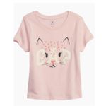 Blusa Infantil Menina Gap Gatinho