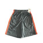 Short de Malha Fitness Cinza com Laranja Oshkosh