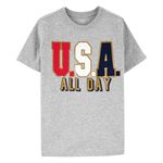 Camiseta USA all day Carter's Cinza