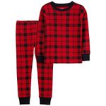 Pijama Natal Vermelho Xadrez Carter's