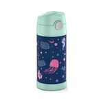 Garrafa Térmica Thermos Infantil Fundo do Mar 355 ml