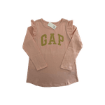 Blusa Manga Longa Brilhante Rose Gap