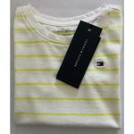 Camiseta Tommy Hilfiger Listrada Verde Limão