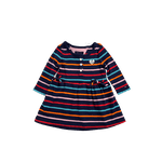 Vestido Tommy Hilfiger Manga Longa Listrado Colorido