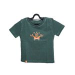 Camiseta Infantil Verde Cinzento