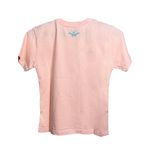 Camiseta Infantil Rosa Salmão