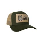 Boné Trucker US Cowboys Verde 