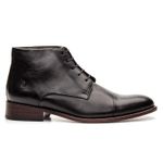 Bota Aston em Couro Pelica Preto