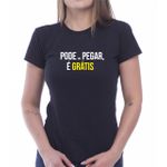 T-Shirt Baby Look Camiseta Feminina Pode Pegar É Grátis Carnaval 2023