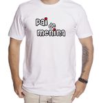 Camiseta Pai de Menina Presente de Dia dos Pais Com Estilo e Exclusividade Clan